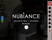 Tablet Screenshot of nubiancesalon.com